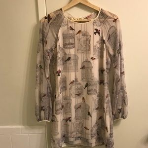 Ted Baker Birdcage print dress.